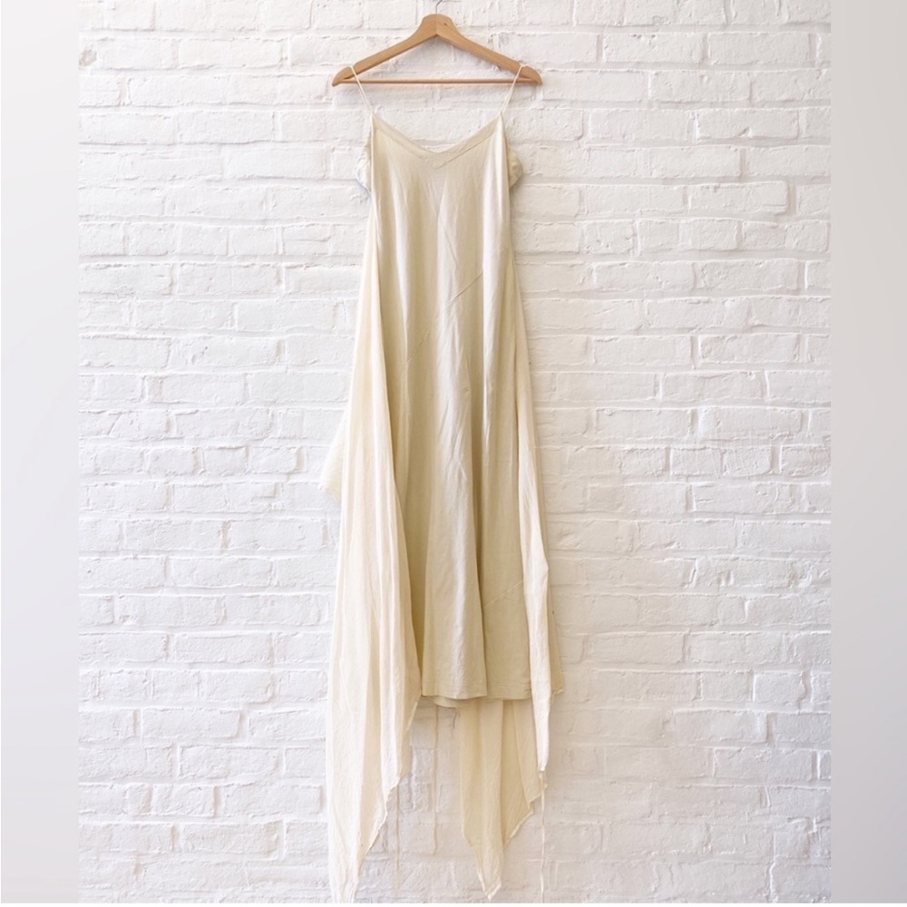 Morgane Le Fay || Silk Wrap Tie Gown Ivory Small